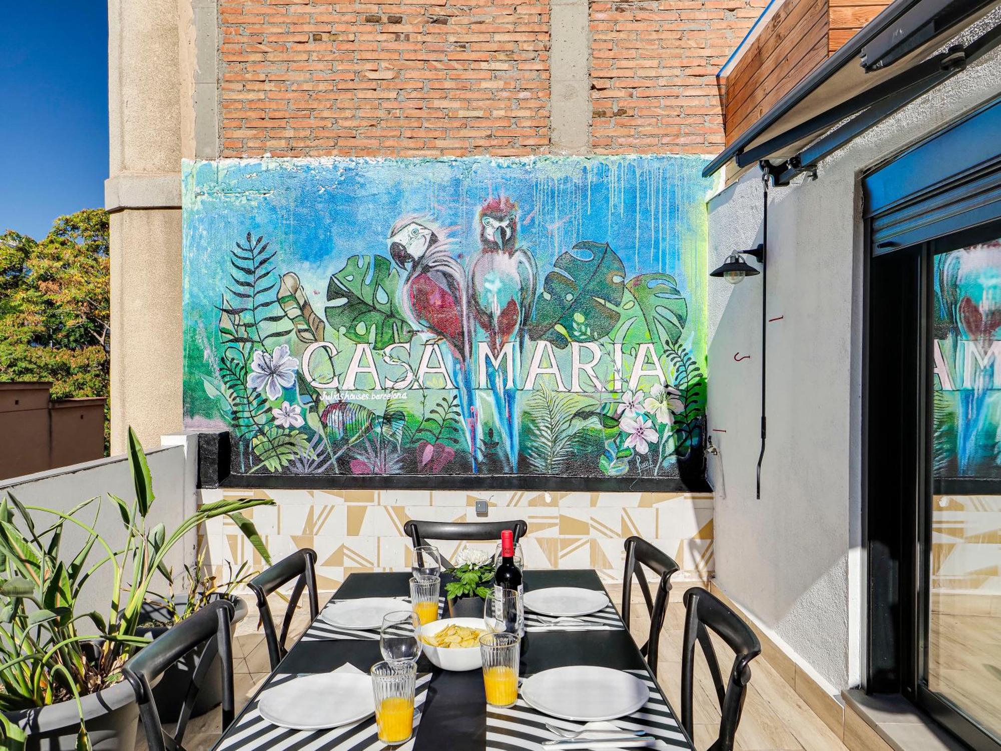 Casa Maria Townhouse- Terrace-4 Bedrooms L'Hospitalet de Llobregat Buitenkant foto