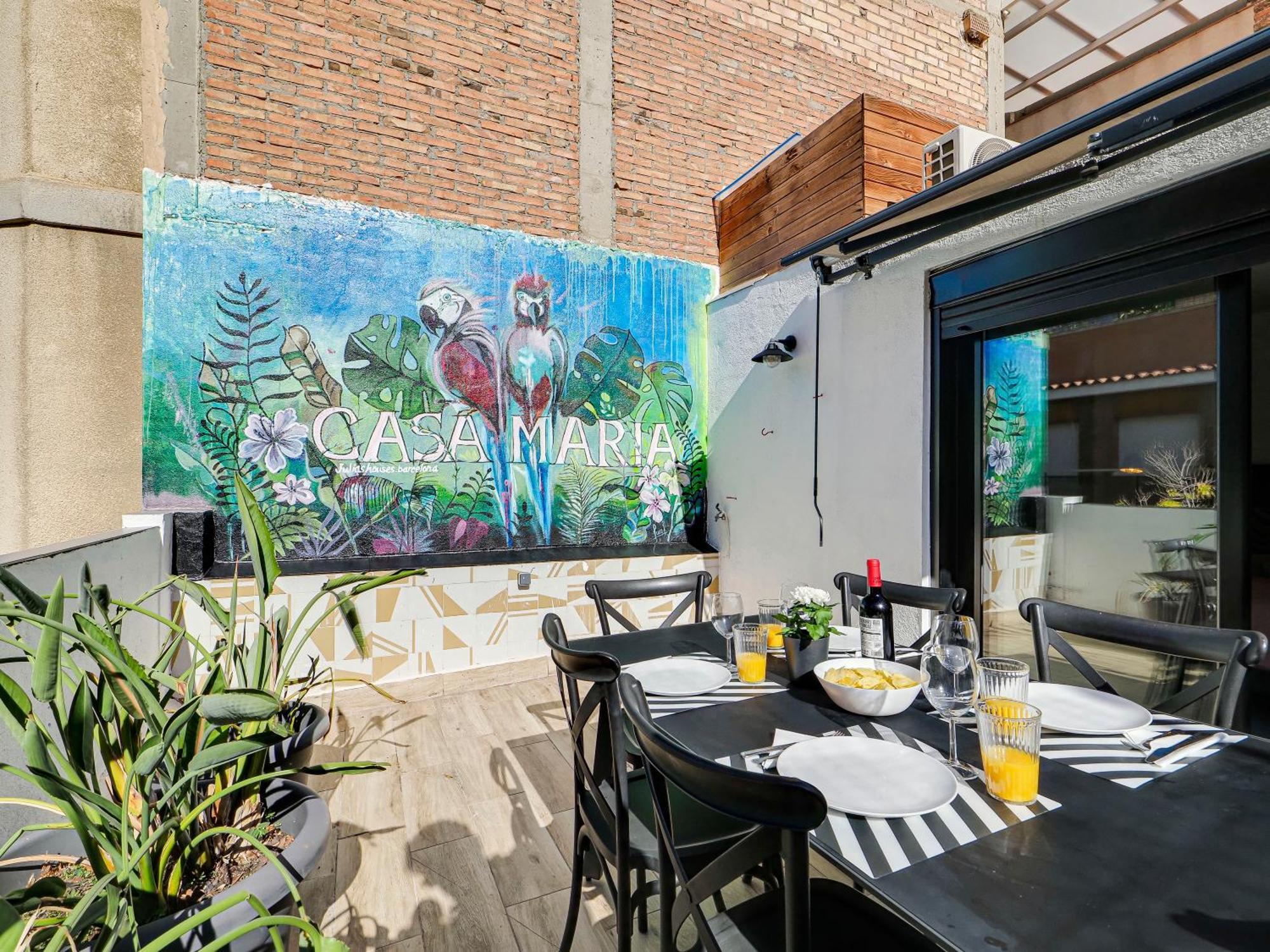 Casa Maria Townhouse- Terrace-4 Bedrooms L'Hospitalet de Llobregat Buitenkant foto